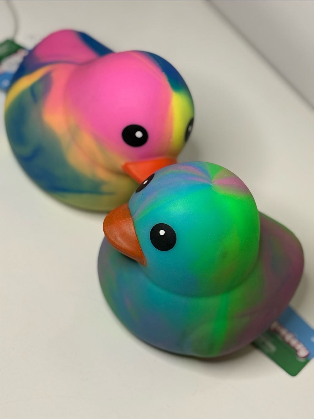 2 Jumbo Squishy Duck Toy! Stress Relief toy . About 6 inches and non toxic. New!